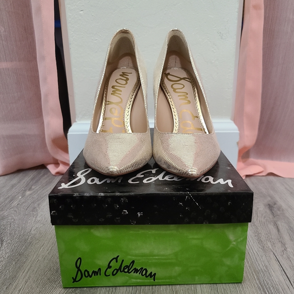 Sam Edelman Hazel Pointed Toe Pumps - Picture 3 of 11